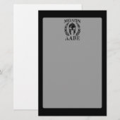 Molon Labe Grunge Spartan Armor Briefpapier (Voorkant / Achterkant)