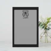 Molon Labe Grunge Spartan Armor Briefpapier (Staand voorkant)