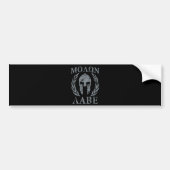 Molon Labe Grunge Spartan Armor Bumpersticker (Voorkant)