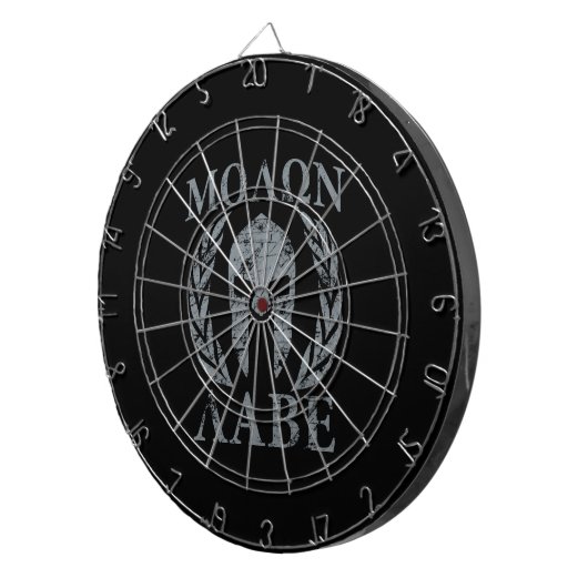Molon Labe Grunge Spartan Armor Dartbord (Voorkant Rechts)