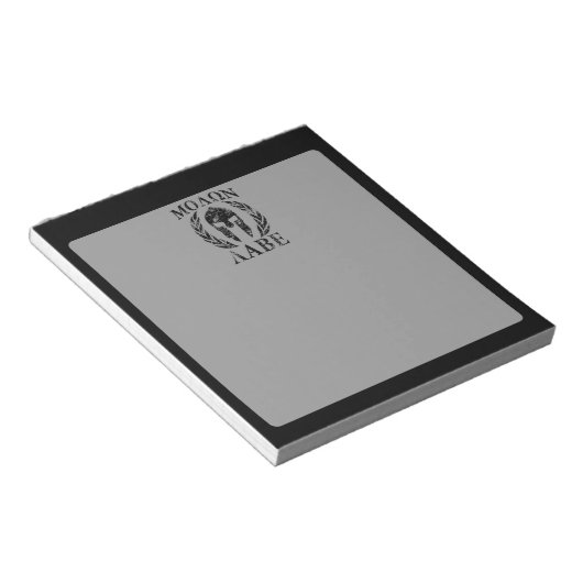 Molon Labe Grunge Spartan Armor Notitieblok (Schuin)