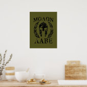 Molon Labe Grunge Spartan Helmet Poster (Keuken)