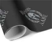 Molon Labe Grunge Spartan Mask Cadeaupapier (Rol Hoek)