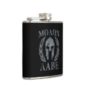 Molon Labe Grunge Spartan Mask Heupfles (Rechts)