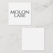 Molon Labe Informatiekaartje (Voorkant / Achterkant)