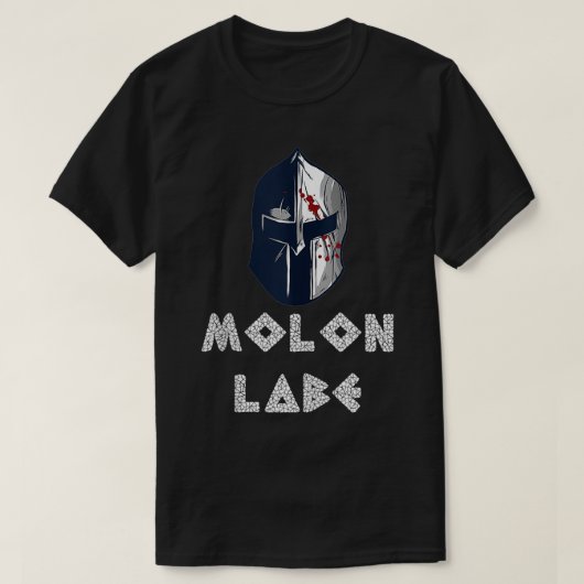 Molon Labe Inspired #molonlabe Related Molonlabe D T-shirt (Design voorkant)