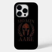 Molon Labe Iron Warrior Laurels Case-Mate iPhone Case (Achterkant)