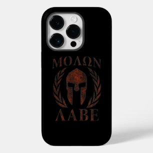 Molon Labe Iron Warrior Laurels Case-Mate iPhone 14 Pro Hoesje