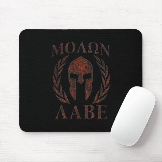 Molon Labe Iron Warrior Laurels Muismat (Met muis)
