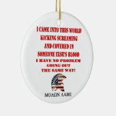 MOLON LABE KERAMISCH ORNAMENT (Rechts)