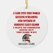 MOLON LABE KERAMISCH ORNAMENT (Voorkant)
