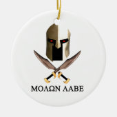 MOLON LABE KERAMISCH ORNAMENT (Voorkant)