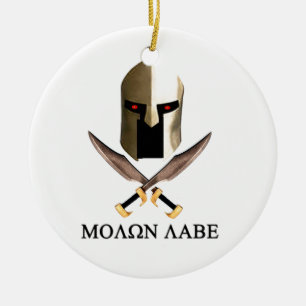 MOLON LABE KERAMISCH ORNAMENT