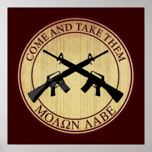 Molon Labe (kom en neem ze mee) Poster