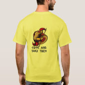 Molon Labe/kom en neem ze mee T-shirt (Achterkant)