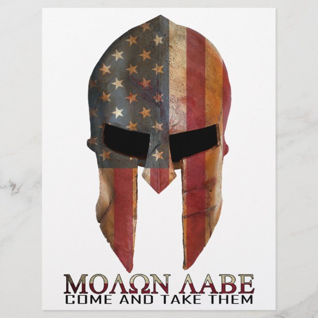 Molon Labe - Kom mee naar de VS Spartan (Voorkant)