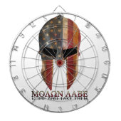 Molon Labe - Kom mee naar de VS Spartan Dartbord (Voorkant)