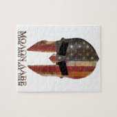 Molon Labe - Kom mee naar de VS Spartan Legpuzzel (Horizontaal)