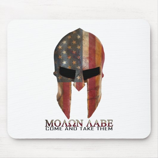 Molon Labe - Kom mee naar de VS Spartan Muismat (Voorkant)