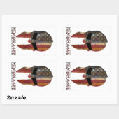 Molon Labe - Kom mee naar de VS Spartan Rechthoekige Sticker (Vel)