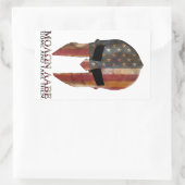 Molon Labe - Kom mee naar de VS Spartan Rechthoekige Sticker (Tas)