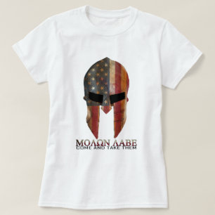 Molon Labe - Kom mee naar de VS Spartan T-shirt