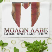Molon Labe - Kom mee naar de VS Spartan Theedoek (Gevouwen)