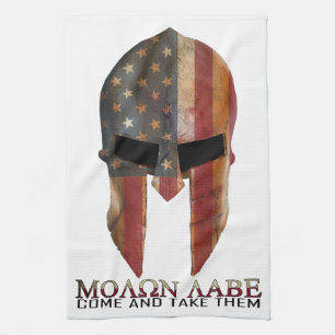 Molon Labe - Kom mee naar de VS Spartan Theedoek