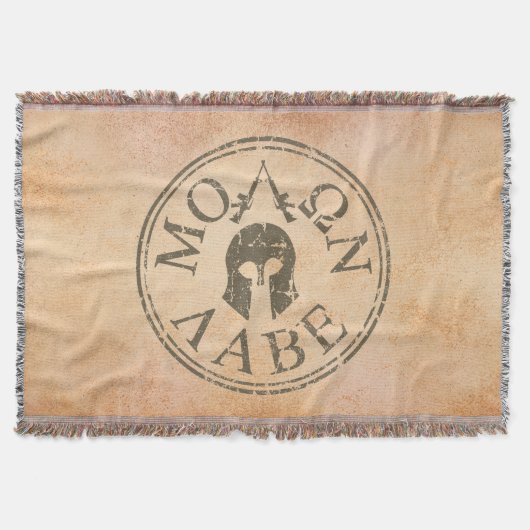 Molon Labe, kom ze halen Deken (Voorkant)