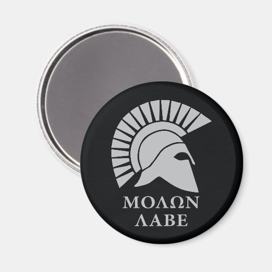 Molon Labe, kom ze halen! Magneet (Voorkant / Achterkant)