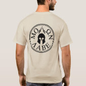 Molon Labe, kom ze halen T-shirt (Achterkant)