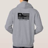 Molon Labe M4 Flag Hoodie (Achterkant)