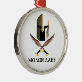 MOLON LABE METALEN ORNAMENT (Rechts)