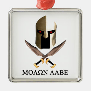 MOLON LABE METALEN ORNAMENT
