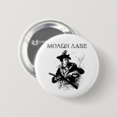 Molon Labe Minuteman Ronde Button 5,7 Cm (Voorkant /achterkant)