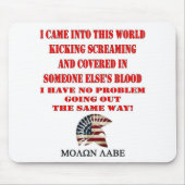 MOLON LABE MUISMAT (Voorkant)