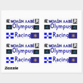 Molon Labe Olympus Racing Ticket Rechthoekige Sticker (Vel)