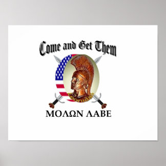 Molon Labe Poster