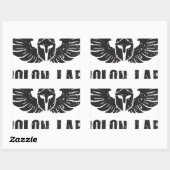 Molon Labe Rechthoekige Sticker (Vel)