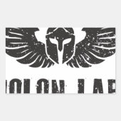 Molon Labe Rechthoekige Sticker (Voorkant)