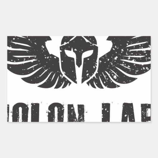 Molon Labe Rechthoekige Sticker (Voorkant)