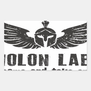 Molon Labe Rechthoekige Sticker