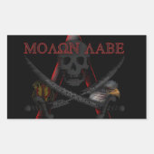Molon Labe Resistance Sticker (Voorkant)
