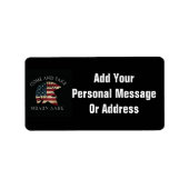 Molon Labe Return Address Labels (Voorkant)
