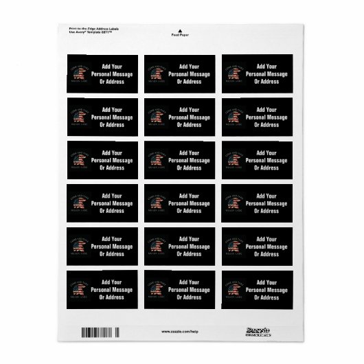 Molon Labe Return Address Labels (Full Sheet)