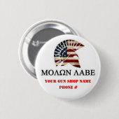 MOLON LABE RONDE BUTTON 5,7 CM (Voorkant /achterkant)