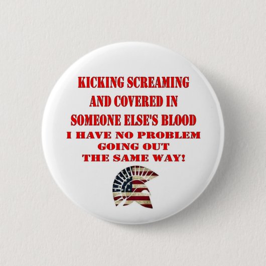 MOLON LABE RONDE BUTTON 5,7 CM (Voorkant)