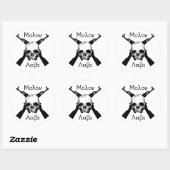 Molon Labe Ronde Sticker (Vel)