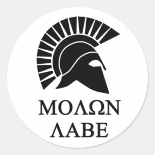 MOLON LABE RONDE STICKER