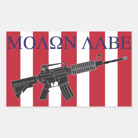 Molon Labe Sons of Liberty Sticker (Voorkant)